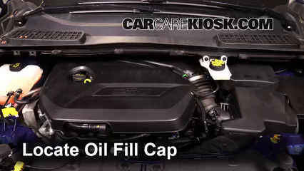 2015 Ford Escape SE 1.6L 4 Cyl. Turbo Aceite Agregar aceite
